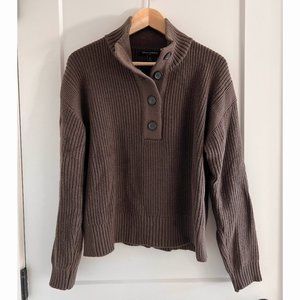 Banana Republic Thick Knit Button Pullover Sweater